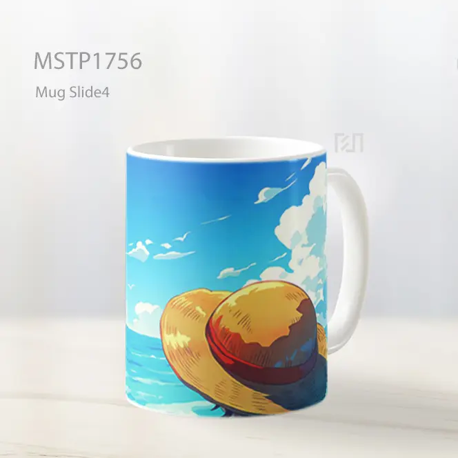 Luffy Straw Hat Pemandangan Laut Mug MSTP1756