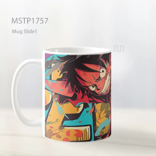 Luffy Street Art Captain Mug MSTP1757 - All-side / Desain