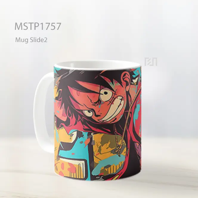 Luffy Street Art Captain Mug MSTP1757 - All-side / Desain