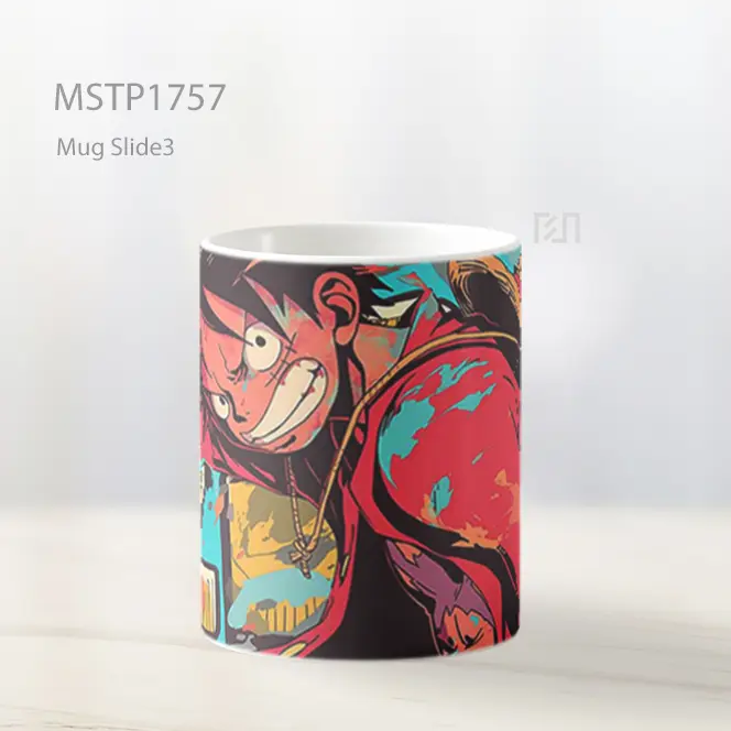 Luffy Street Art Captain Mug MSTP1757 - All-side / Desain