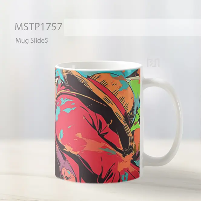 Luffy Street Art Captain Mug MSTP1757 - All-side / Desain