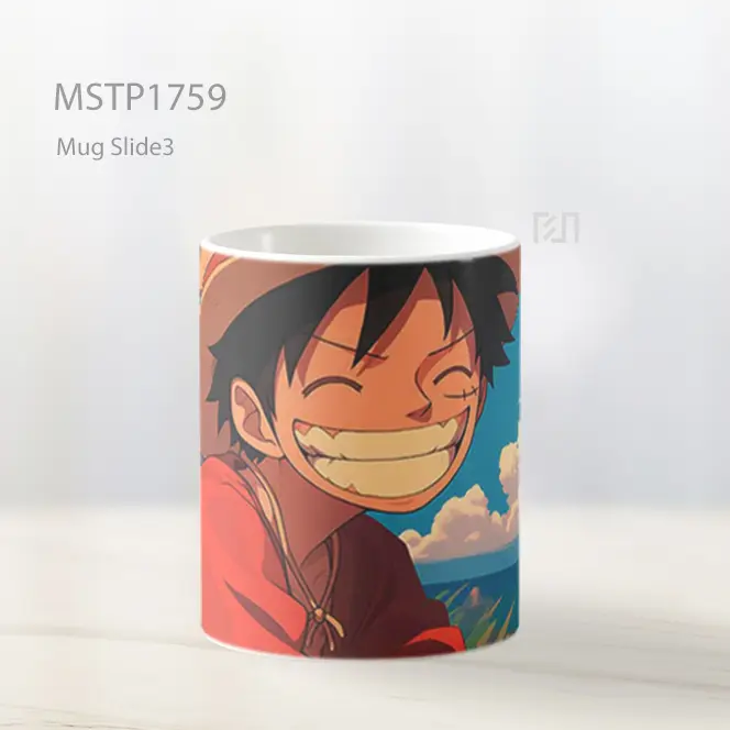 Luffy Tertawa Bahagia Mug MSTP1759 - All-side / Desain