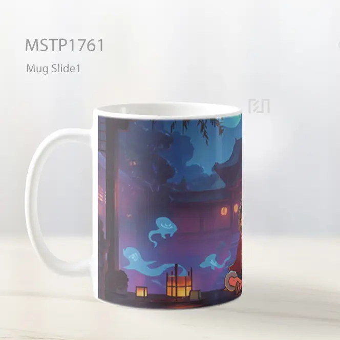 Luffy Topi Jerami Gaya Anime Cantik Mug MSTP1761 - All-side / Desain