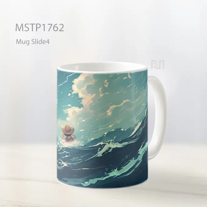 Luffy Topi Jerami Laut Badai Mug MSTP1762