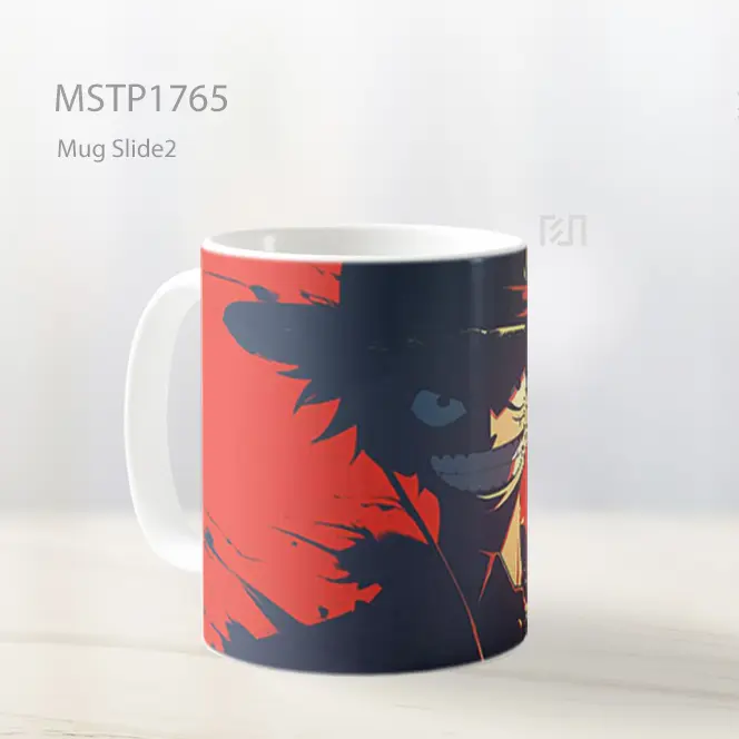 Luffy Topi Jerami Senyum Mug MSTP1765 - All-side / Desain
