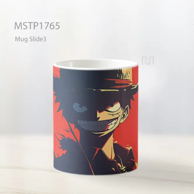 Luffy Topi Jerami Senyum Mug MSTP1765 - All-side / Desain