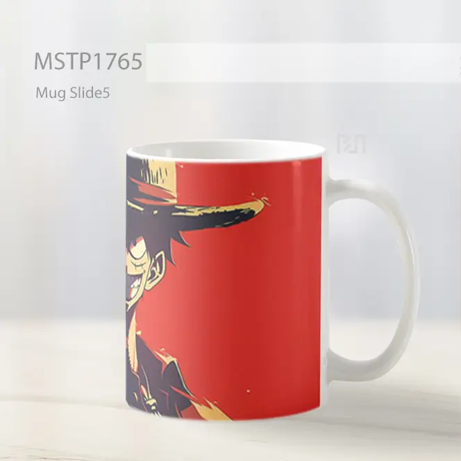 Luffy Topi Jerami Senyum Mug MSTP1765 - All-side / Desain