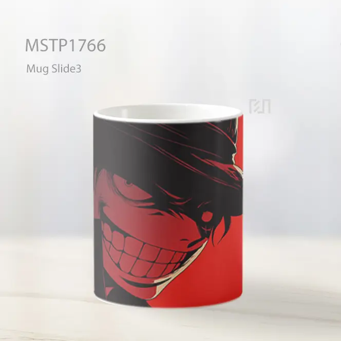 Luffy Topi Jerami Siluet Senyum Mug MSTP1766 - All-side / Desain
