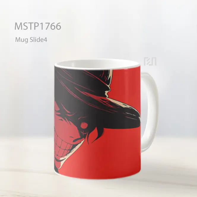 Luffy Topi Jerami Siluet Senyum Mug MSTP1766