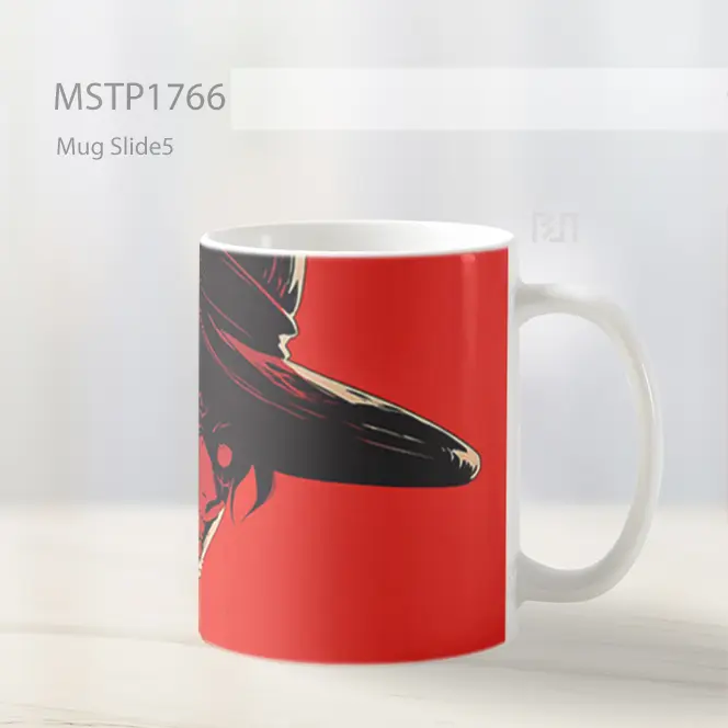 Luffy Topi Jerami Siluet Senyum Mug MSTP1766 - All-side / Desain