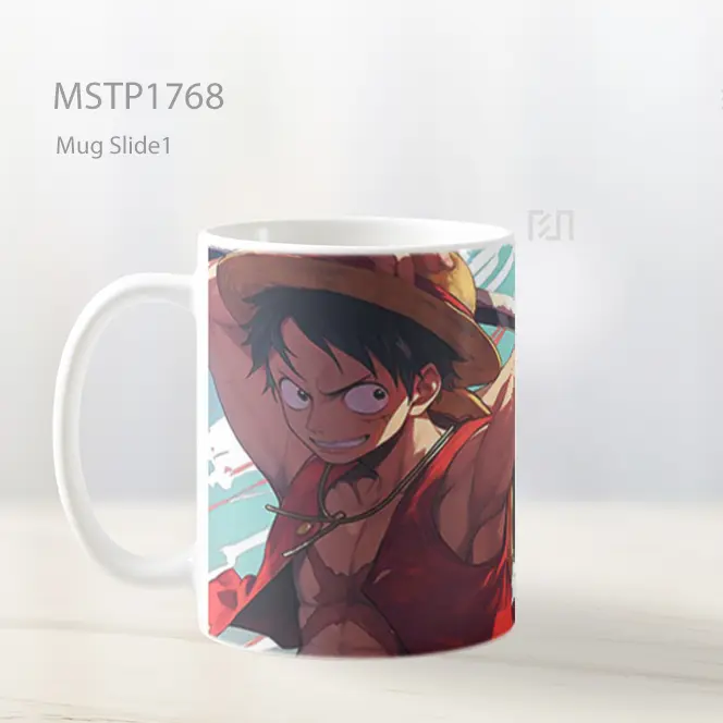 Luffy Zoro Back To Back One Piece Mug MSTP1768 - All-side / Desain