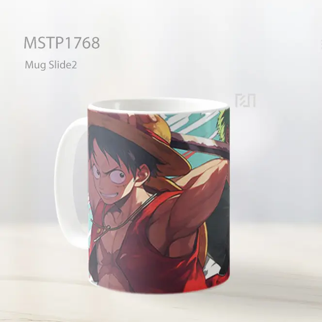 Luffy Zoro Back To Back One Piece Mug MSTP1768 - All-side / Desain