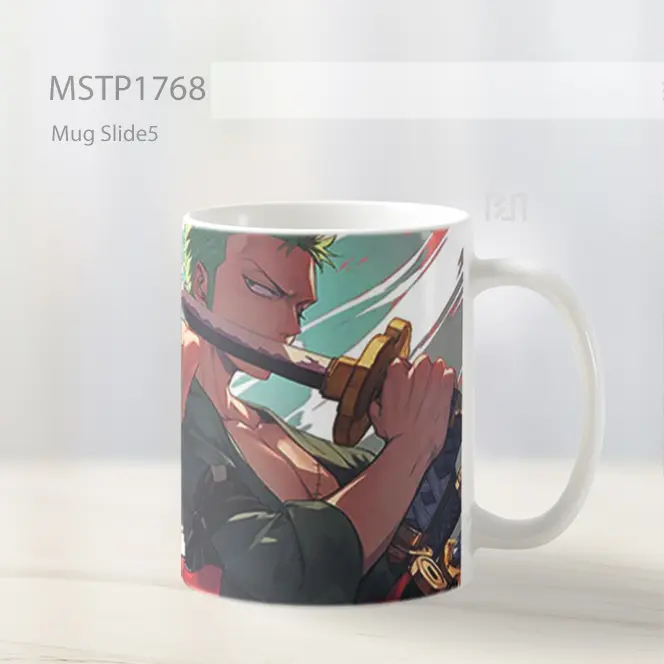 Luffy Zoro Back To Back One Piece Mug MSTP1768 - All-side / Desain