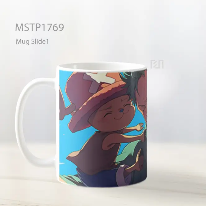 Luffy Zoro Chopper Ikatan Kru Mug MSTP1769 - All-side / Desain