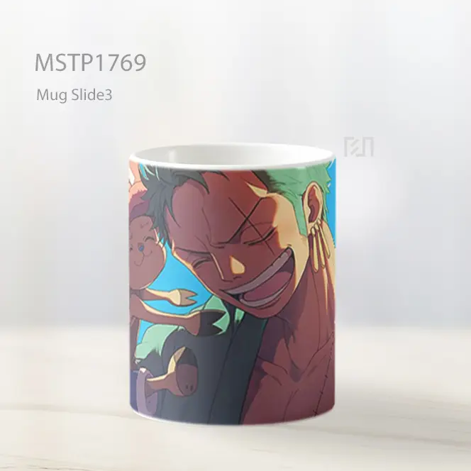 Luffy Zoro Chopper Ikatan Kru Mug MSTP1769 - All-side / Desain
