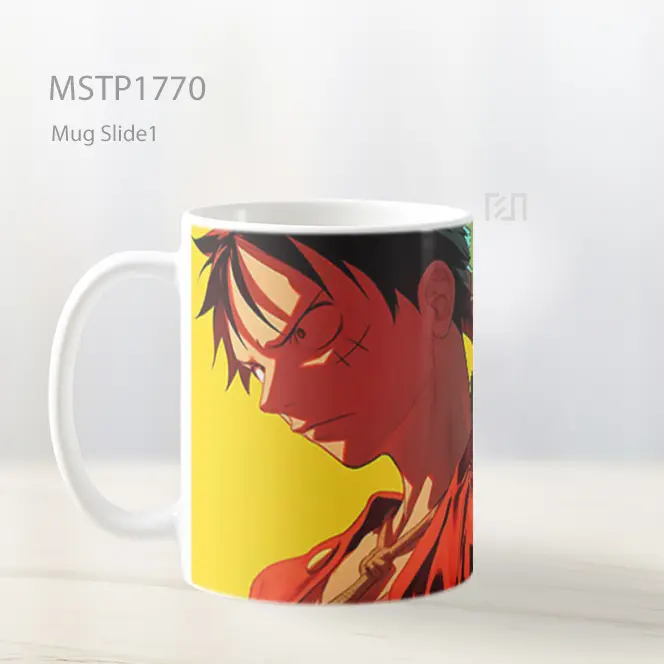 Luffy Zoro Gaya Gradien Mug MSTP1770 - All-side / Desain