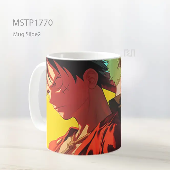 Luffy Zoro Gaya Gradien Mug MSTP1770 - All-side / Desain