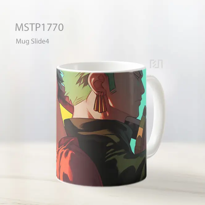 Luffy Zoro Gaya Gradien Mug MSTP1770
