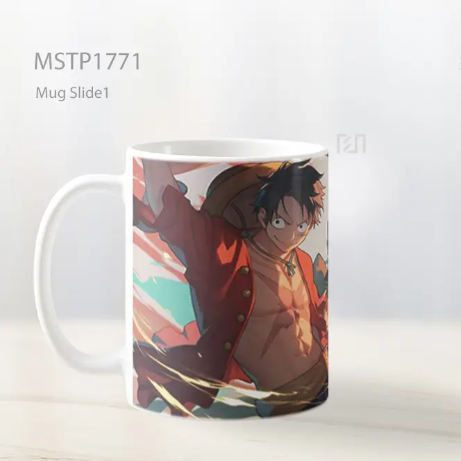 Luffy Zoro One Piece Duo Battle Pose Mug MSTP1771 - All-side / Desain