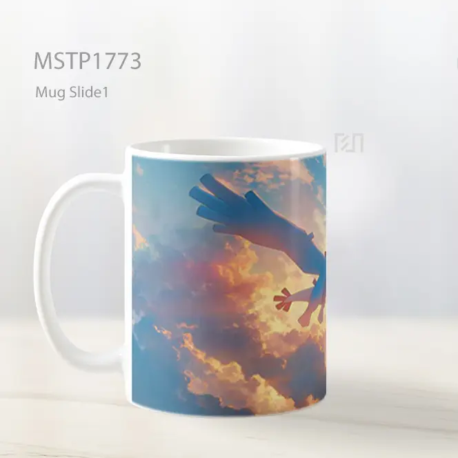 Lugia Pokemon Terbang Megah Mug MSTP1773 - All-side / Desain