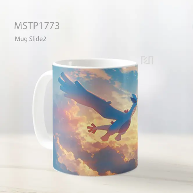 Lugia Pokemon Terbang Megah Mug MSTP1773 - All-side / Desain