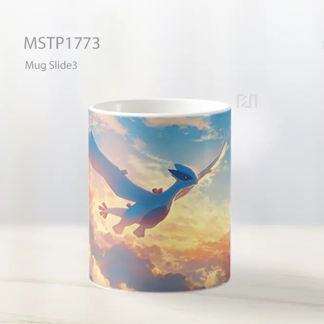 Lugia Pokemon Terbang Megah Mug MSTP1773 - All-side / Desain