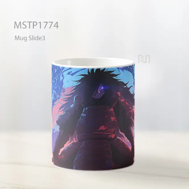 Madara Uchiha Api Biru Tatapan Intens Mug MSTP1774 - All-side / Desain