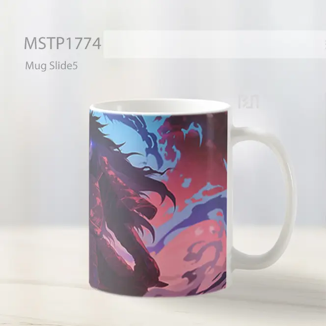 Madara Uchiha Api Biru Tatapan Intens Mug MSTP1774 - All-side / Desain