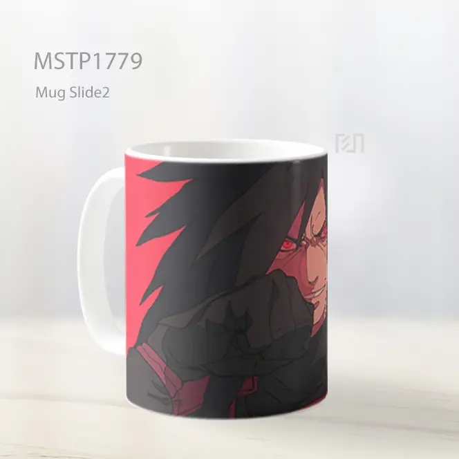 Madara Uchiha Latar Merah Mug MSTP1779 - All-side / Desain