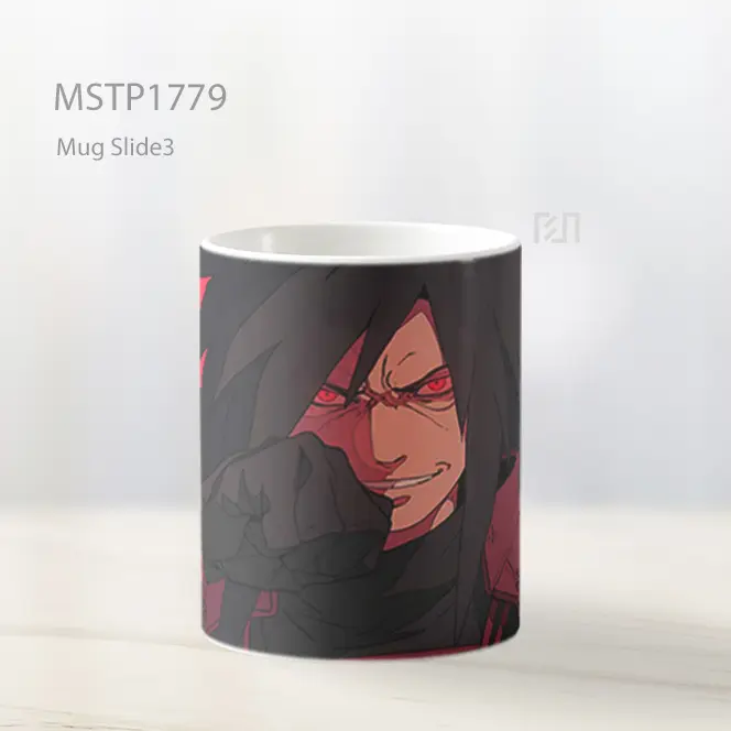 Madara Uchiha Latar Merah Mug MSTP1779 - All-side / Desain