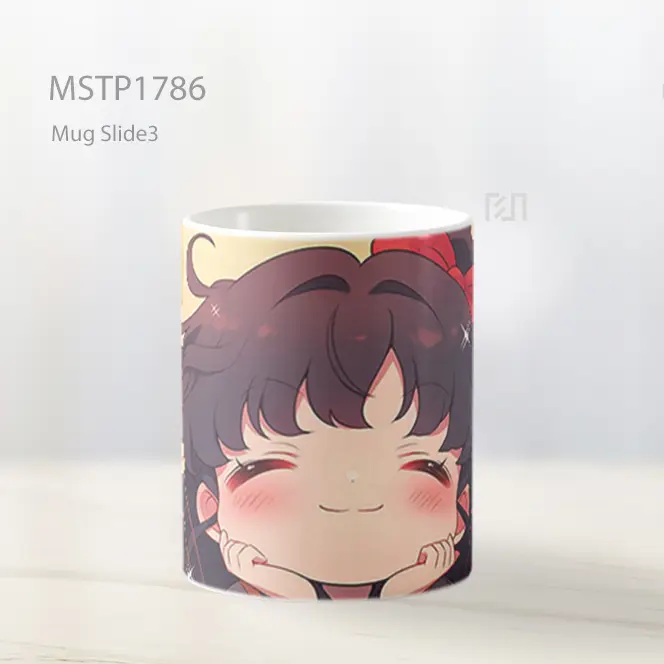 Mai Sakurajima Anime Chibi Senyum Mug MSTP1786 - All-side / Desain