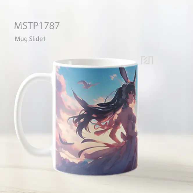 Mai Sakurajima Piyama Kelinci Senja Angin Elegan Mug MSTP1787 - All-side / Desain