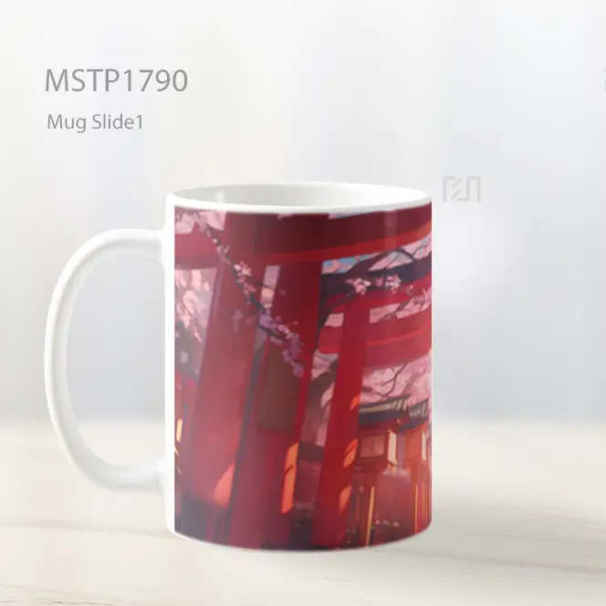 Makima Chainsaw Man Jalan Sakura Mug MSTP1790 - All-side / Desain