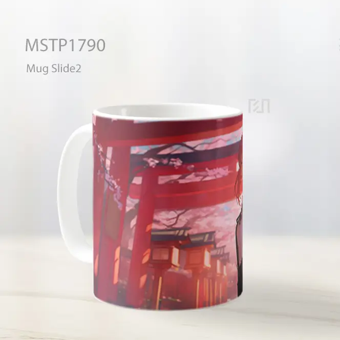 Makima Chainsaw Man Jalan Sakura Mug MSTP1790 - All-side / Desain