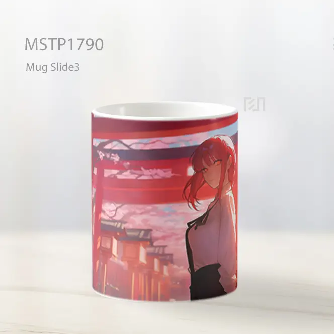 Makima Chainsaw Man Jalan Sakura Mug MSTP1790 - All-side / Desain