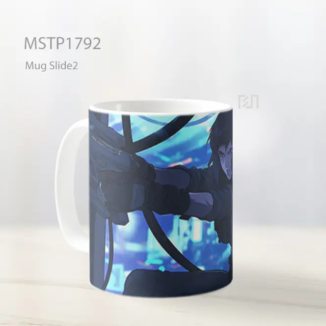 Makoto Kusanagi Ghost In The Shell Action Mug MSTP1792 - All-side / Desain
