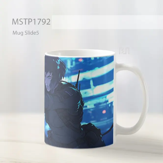 Makoto Kusanagi Ghost In The Shell Action Mug MSTP1792 - All-side / Desain