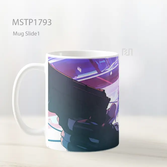 Makoto Kusanagi Ghost In The Shell Cyberpunk Mug MSTP1793 - All-side / Desain