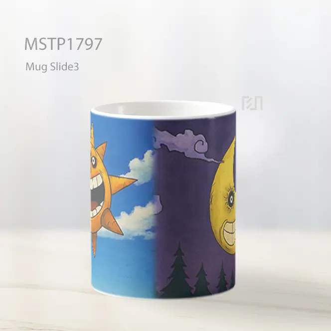 Matahari Dan Bulan Soul Eater Mug MSTP1797 - All-side / Desain