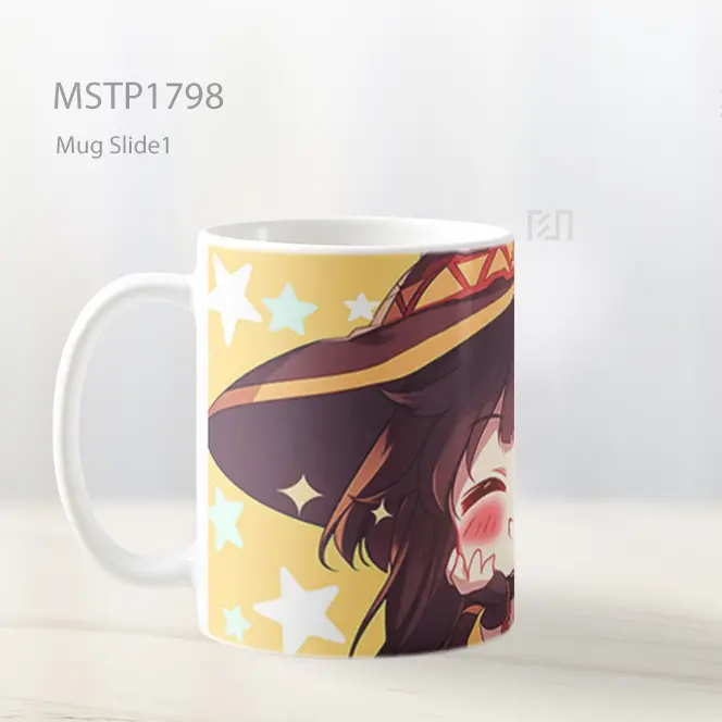 Megumin Chibi Bintang Bahagia Mug MSTP1798 - All-side / Desain