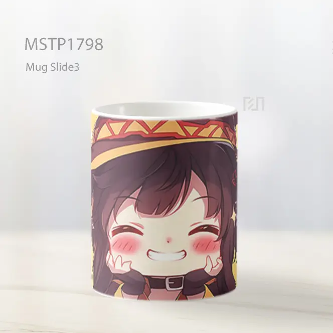 Megumin Chibi Bintang Bahagia Mug MSTP1798 - All-side / Desain