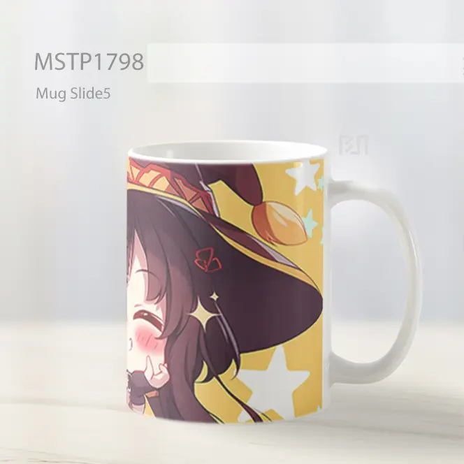 Megumin Chibi Bintang Bahagia Mug MSTP1798 - All-side / Desain