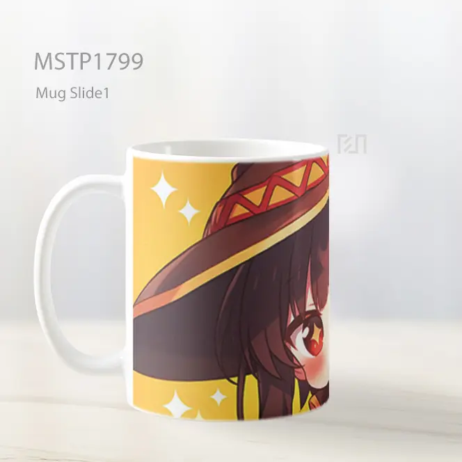 Megumin Chibi Konosuba Lucu Mug MSTP1799 - All-side / Desain