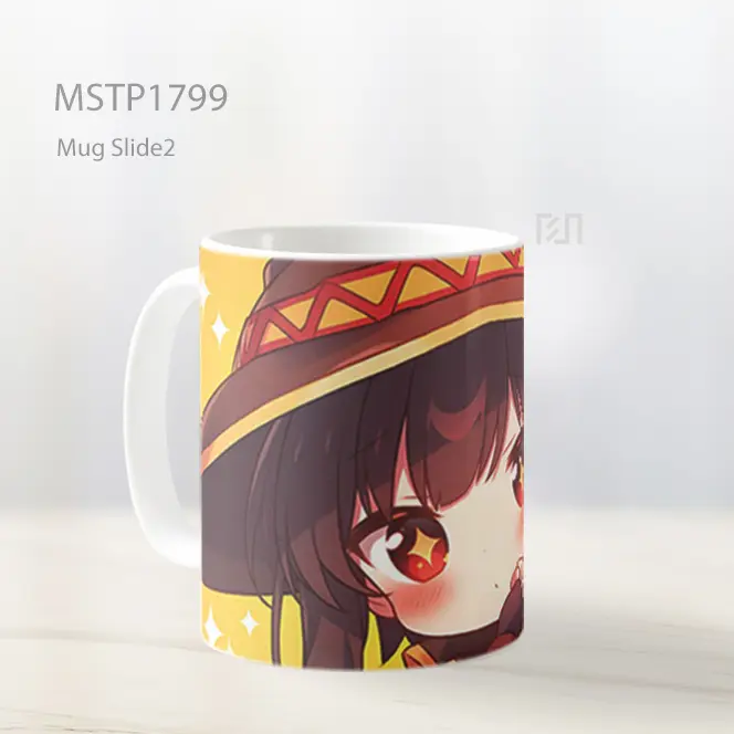 Megumin Chibi Konosuba Lucu Mug MSTP1799 - All-side / Desain