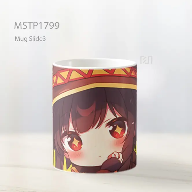 Megumin Chibi Konosuba Lucu Mug MSTP1799 - All-side / Desain