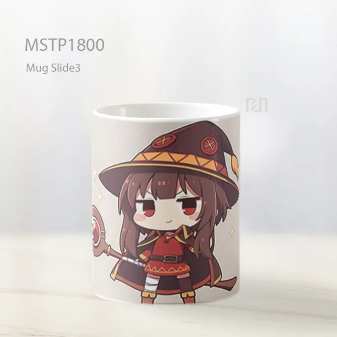 Megumin Chibi Penyihir Anime Bersinar Mug MSTP1800 - All-side / Desain