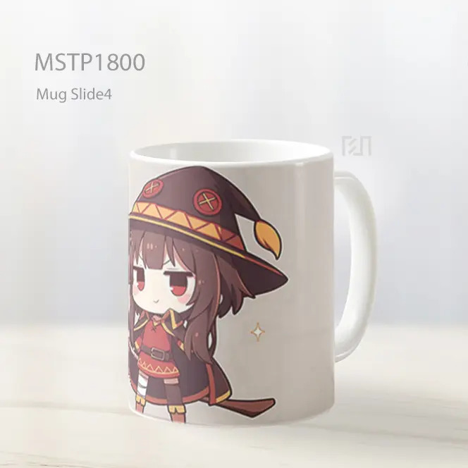 Megumin Chibi Penyihir Anime Bersinar Mug MSTP1800