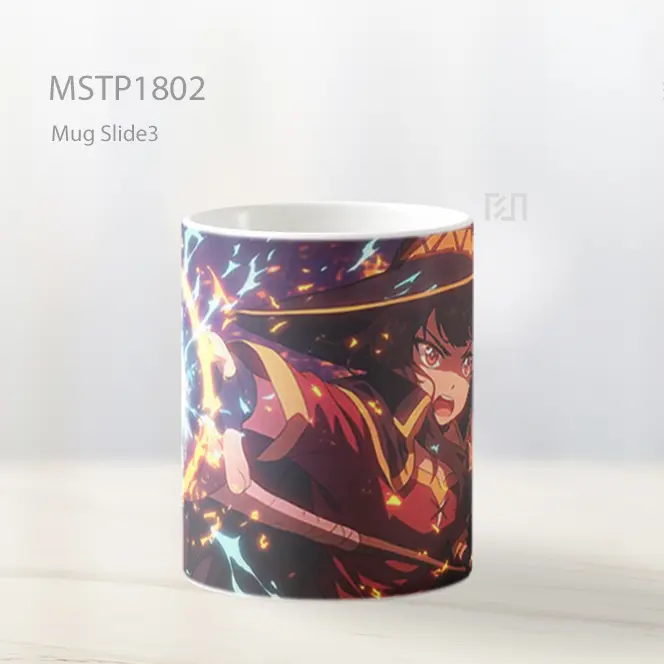 Megumin Konosuba Sihir Ledakan Mug MSTP1802 - All-side / Desain