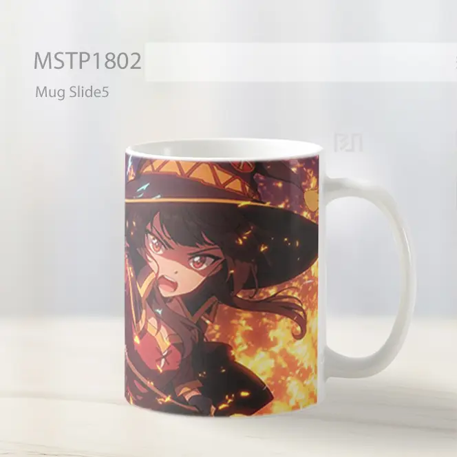 Megumin Konosuba Sihir Ledakan Mug MSTP1802 - All-side / Desain