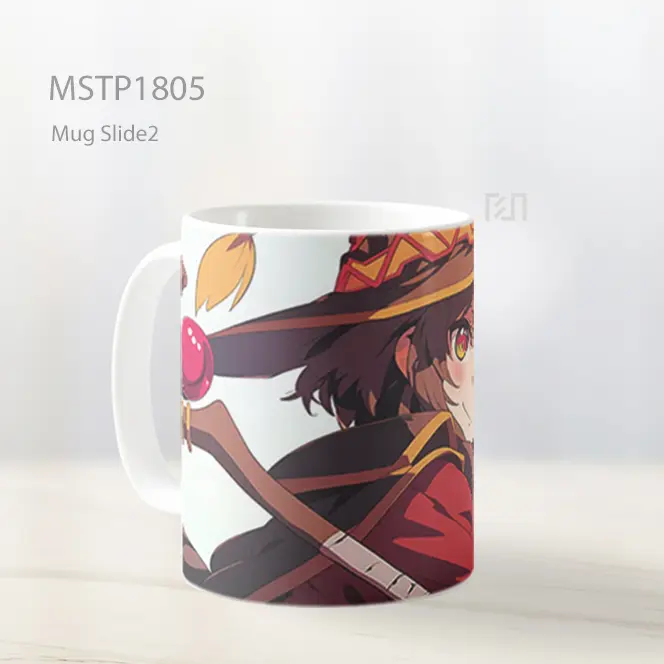 Megumin Tersenyum Penyihir Mug MSTP1805 - All-side / Desain